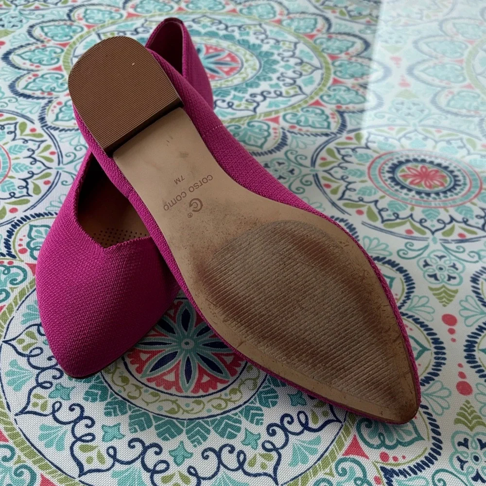 Corso Como Women's Fuchsia Flats - Picture 4 of 8